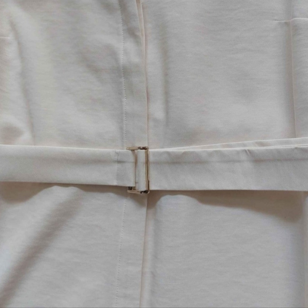 H&M Cream Sleeveless Midi Shirt Dress - Picture 9 of 11